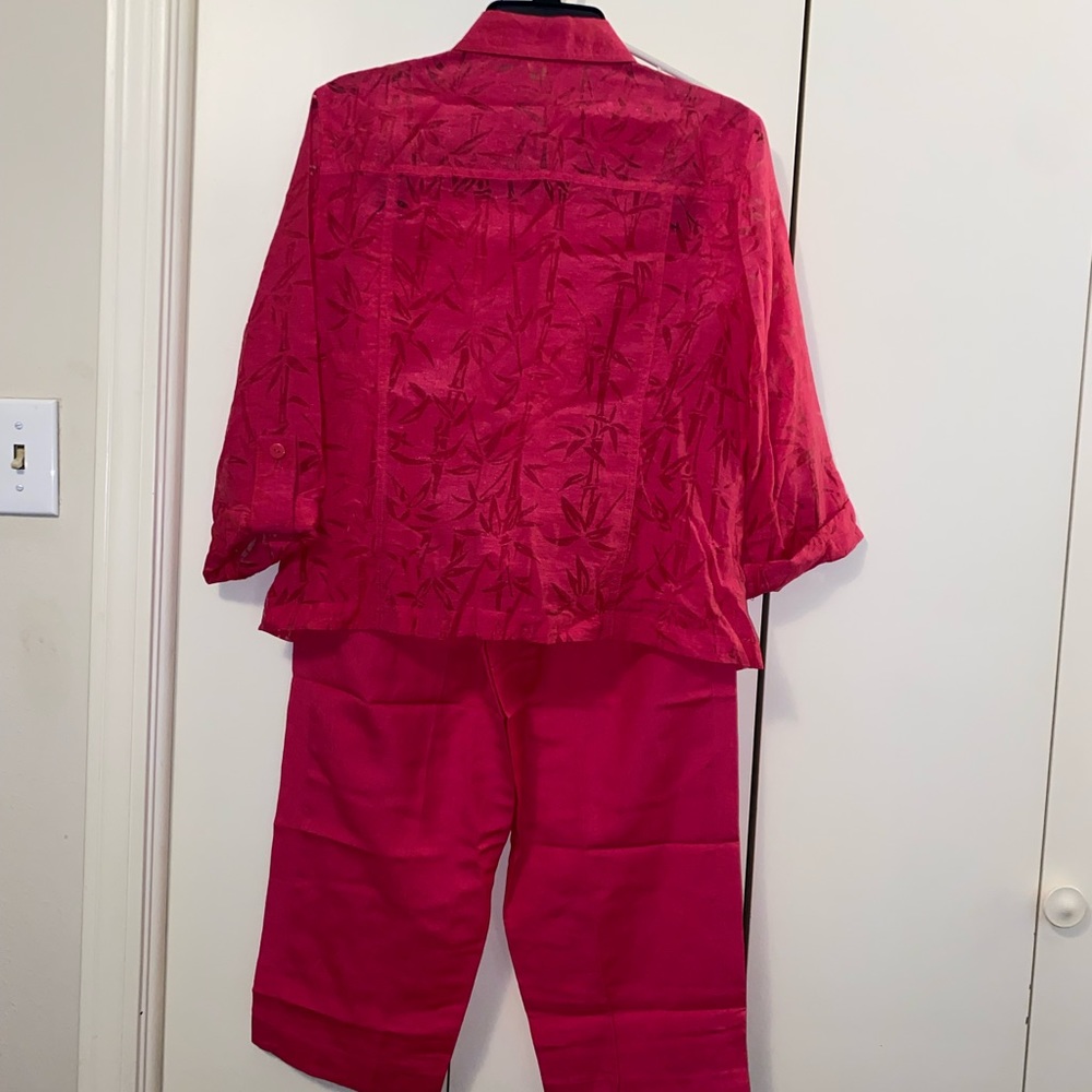 🌺Ruby Rd 2-Pc Linen Outfit 🌺 - Picture 2 of 16